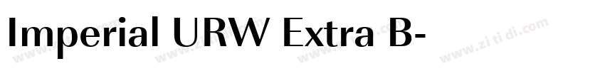 Imperial URW Extra B字体转换 Imperial URW Extra B字体转换